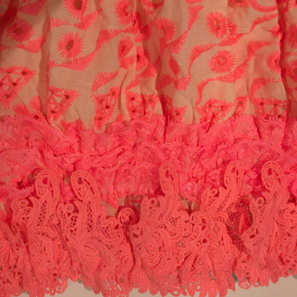 NWT Antico Sartoria 2-Piece Crop Top + Maxi Wrap Skirt Set Eyelet Lace, One Size - Picture 7 of 11